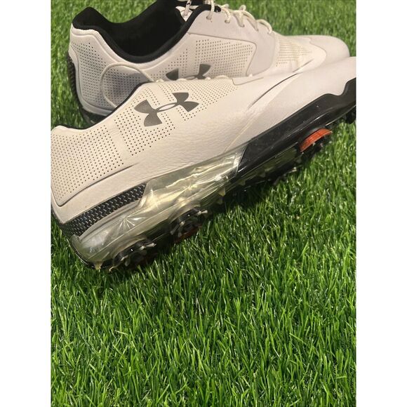 Under Armour Tour Tips Mens Size 11 white Spikeless Golf Shoe 1288575-102 - Picture 4 of 15